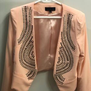 Blush pink blazer